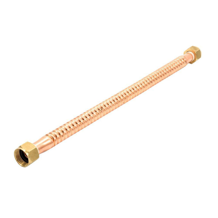 Camco 3/4 in. FIP x 3/4 in. FIP 18 in. Flex Copper Water Connector - Super Arbor