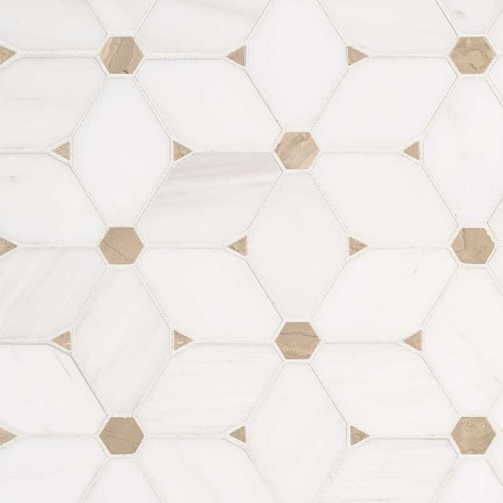 Cecily 11.5 in. x 14.5 in. Polished Marble Look Floor and Wall Tile (9.5 sq. ft./Case)