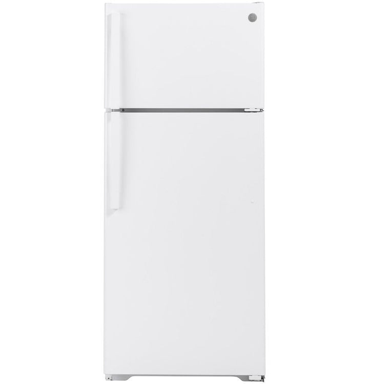 GE 17.5 cu. ft. Top Freezer Refrigerator in White