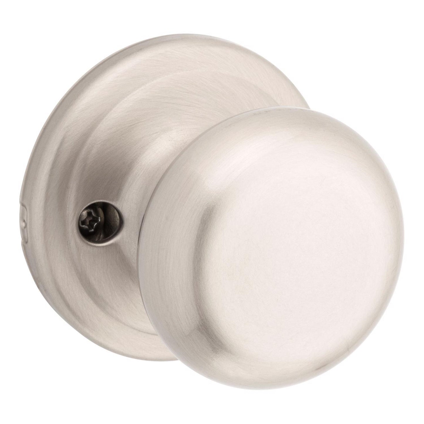 Kwikset Juno Satin Nickel Dummy Knob – Right or Left Handed
