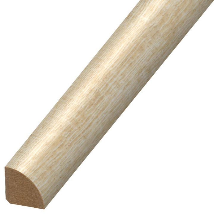DuraDecor Classy Chic Charming Oat 0.75 in. T x 0.75 in. W x 94 in. L Quarter Round Molding
