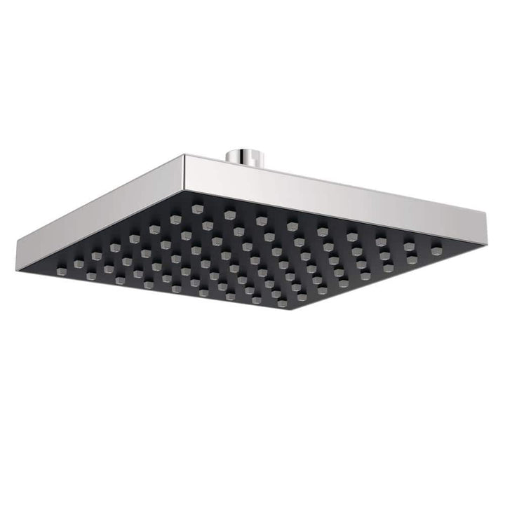 Delta 1-Pattern 8 in. Wall Mount Rain Fixed Shower Head in Chrome