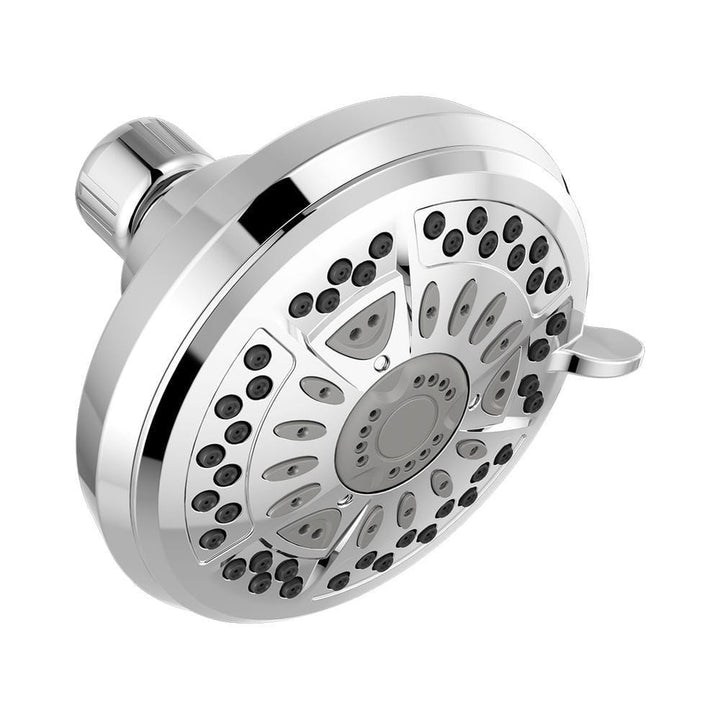 Delta 6-Spray 4.38 in. Wall-Mount Fixed Shower Head, 1.75 GPM, Chrome