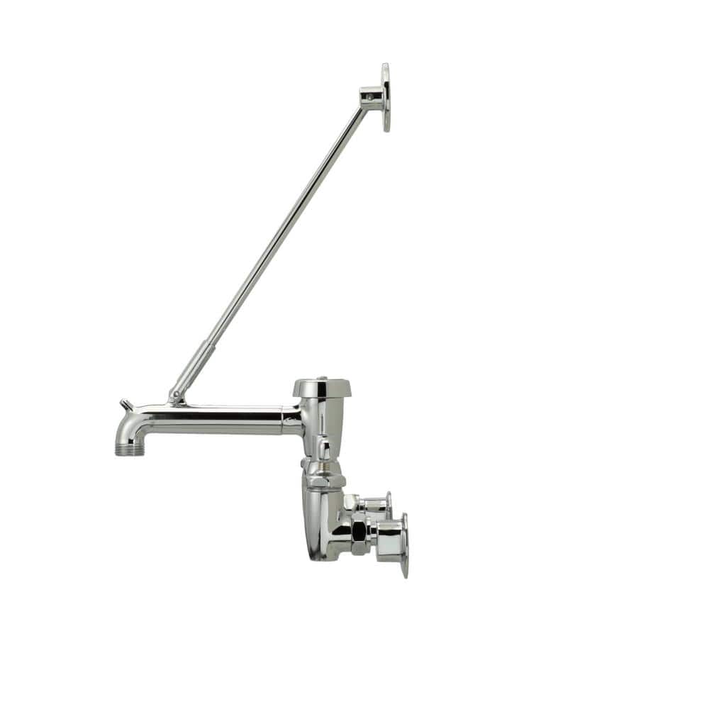 Zurn 2-Handle Wall-Mount Utility Faucet in Chrome