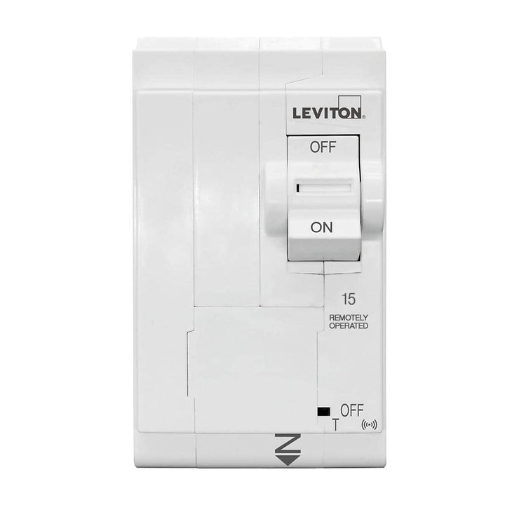 Leviton 2nd Gen 2-Pole 15 Amp Smart Circuit Breaker, 120/240-Volt and 120/208-Volt, 10kA Interrupt Rating, Thermal Magnetic