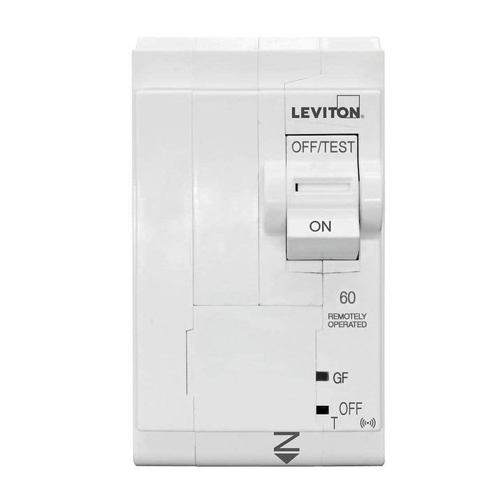 Leviton 2nd Gen 2-Pole 60 Amp GFCI Smart Circuit Breaker, 120/240-Volt and 120/208-Volt, 10kA Interrupt Rating, Thermal Magnetic