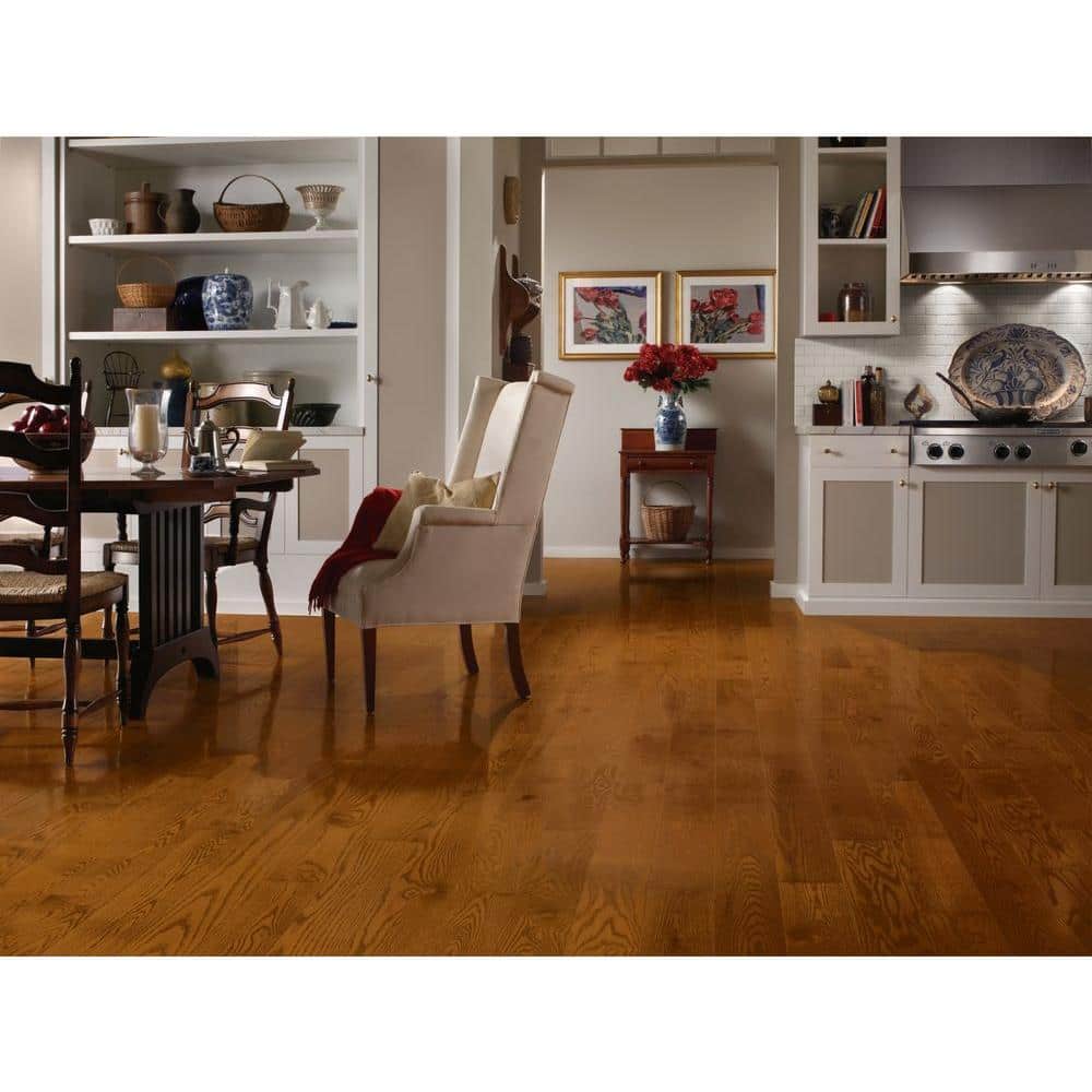 Bruce American Originals Copper Dark Oak 3/8 in. T x 5 in. W T+G Smooth Engineered Hardwood Flooring (22 sq.ft./ctn)
