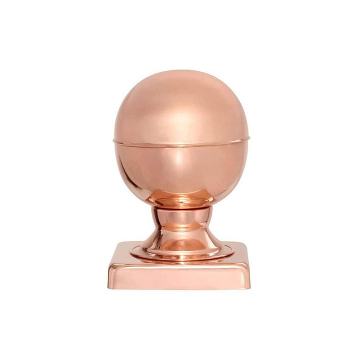 Protectyte 4 in. x 4 in. Copper Ball Top Slip Over Fence Post Cap