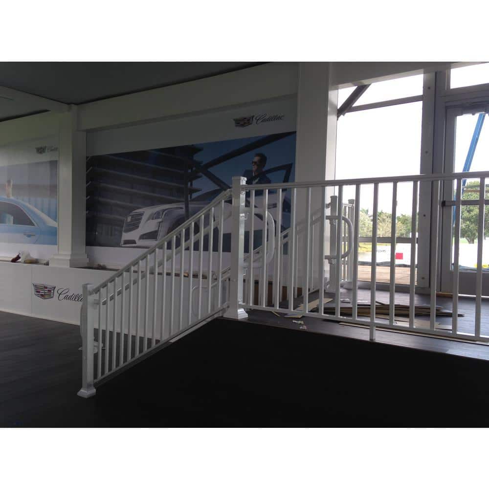 EZ Handrail Copper Vein Aluminum Stair Slope Hand Rail Elbow