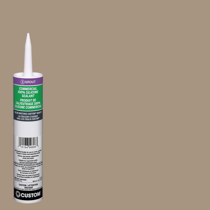 Custom Building Products Commercial #145 Light Smoke 10.1 oz. Silicone Caulk