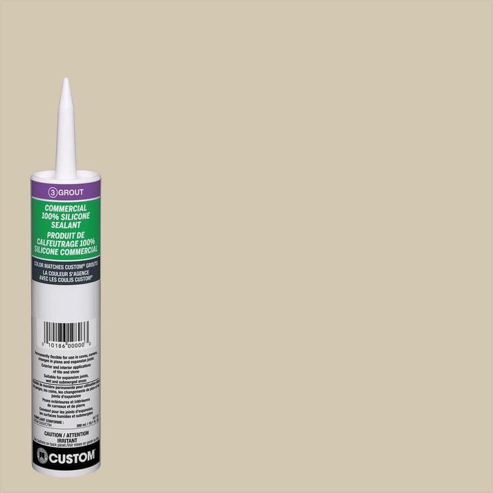 Custom Building Products Commercial #382 Bone 10.1 oz. Silicone Caulk