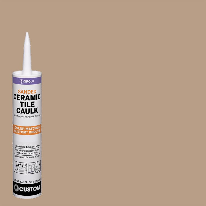 Custom Building Products Polyblend #380 Haystack 10.5 oz. Sanded Ceramic Tile Caulk