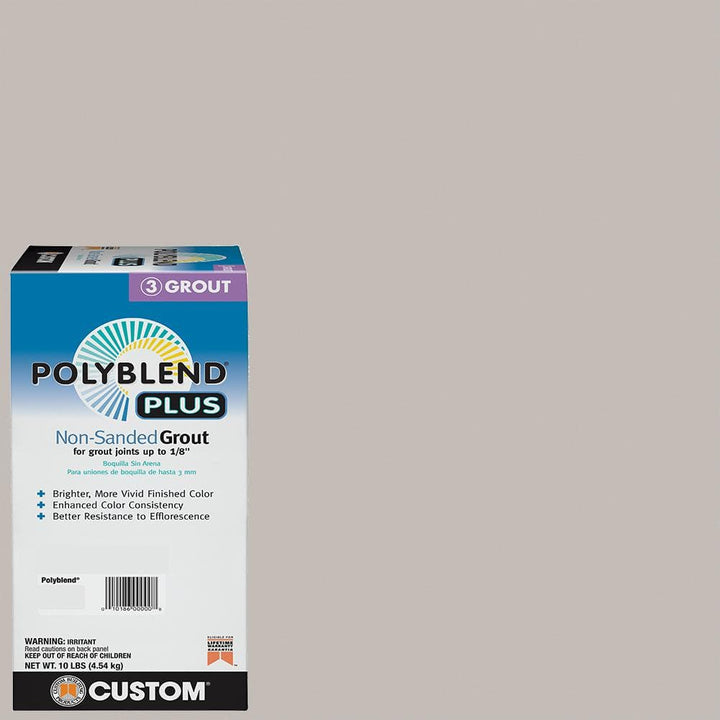 Custom Building Products Polyblend Plus #643 Warm Gray 10 lb. Unsanded Grout