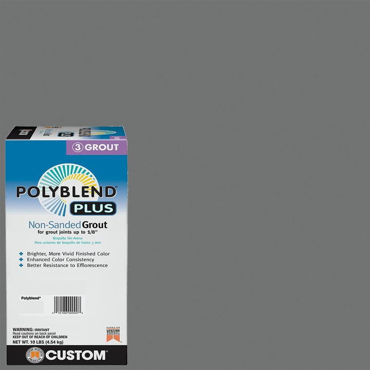 Custom Building Products Polyblend Plus #644 Shadow 10 lb. Unsanded Grout