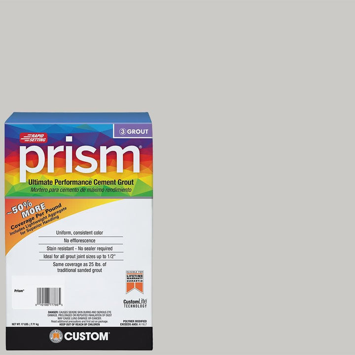 Custom Building Products Prism #544 Rolling Fog 17 lb. Ultimate Performance Grout