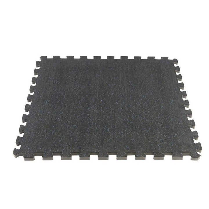 TrafficMASTER Black 24 in. x 24 in. x 0.68 in. Foam Shock Absorbing Gym Floor (16 sq. ft.) (4-Pack)