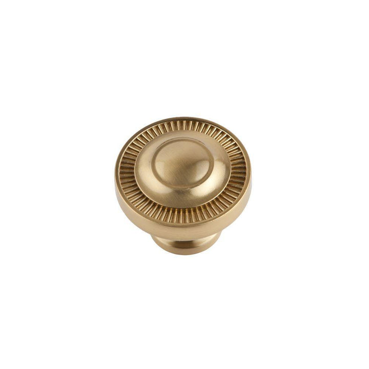 Minted 1.5 in. Satin Brass Large Knob - Super Arbor
