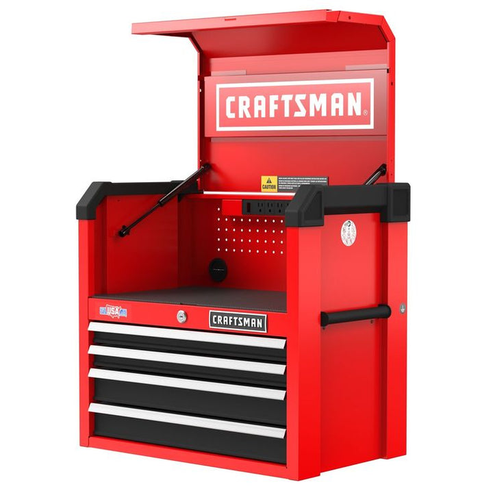 CRAFTSMAN 2000 Series 26-in W x 24.7-in H 4-Drawer Steel Tool Chest (Red)