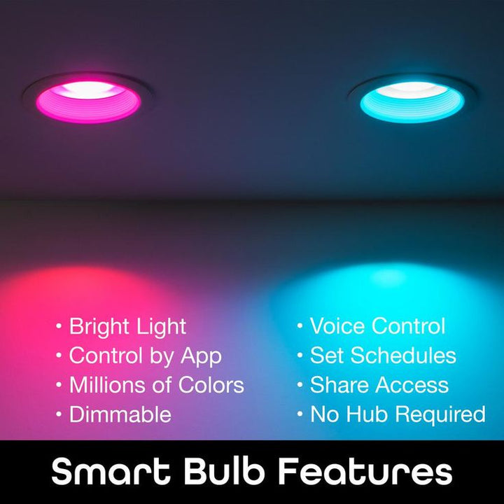 Geeni PRISMA Drop 65W Equivalent Multi-Color BR30 Smart LED Light Bulb