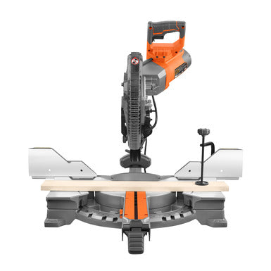 RIDGID 15 Amp Corded 12 in. Dual Bevel Sliding Miter Saw with 70° Miter Capacity and LED Cut Line Indicator (R4222)