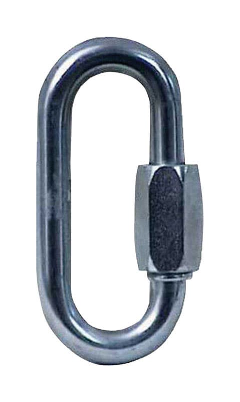 Campbell Zinc-Plated Steel Quick Link, 4-1/4 in Length, 3300 lb WLL
