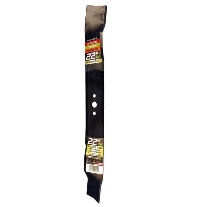 MaxPower 22 in. Mulching Mower Blade for Walk-Behind Mowers, 1 Pack