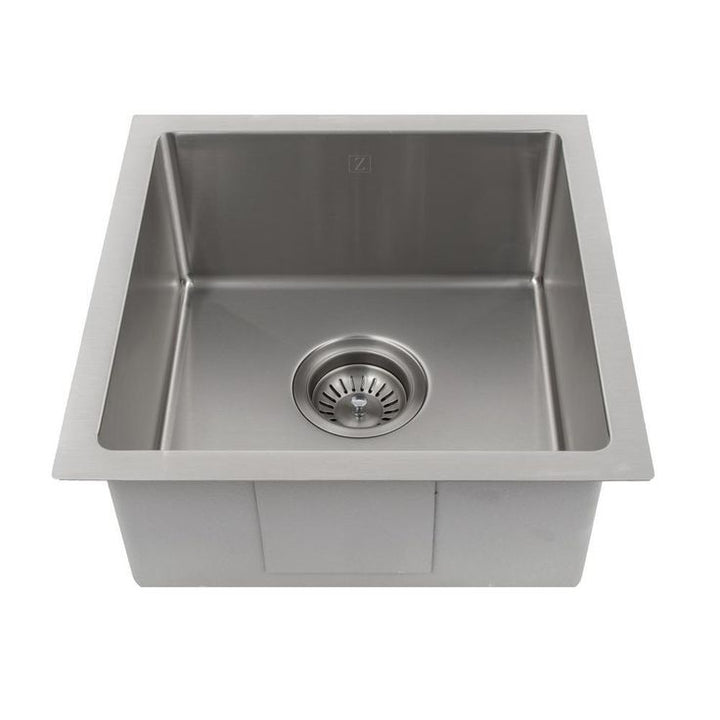 ZLINE 15 in. Borea Undermount Single Bowl Bar Sink in Stainless Steel