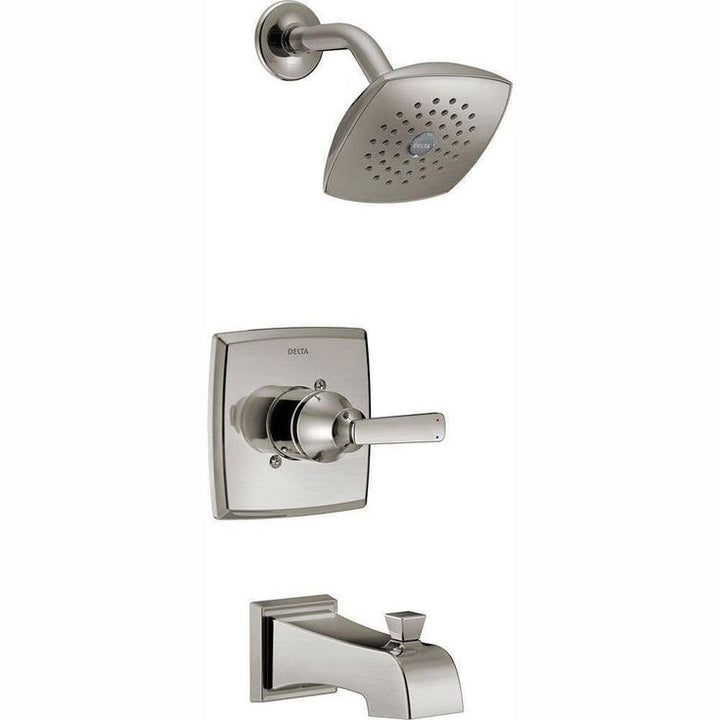 Delta Ashlyn Stainless 1-Handle Bathtub and Shower Faucet