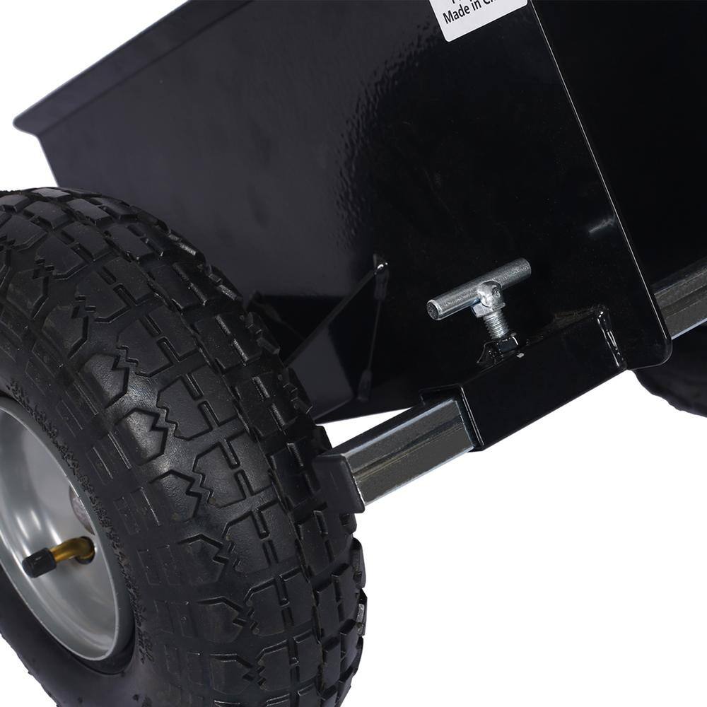 7.9 in. Lumber Transfer Panel Handbarrow Dolly with Pneumatic Wheels