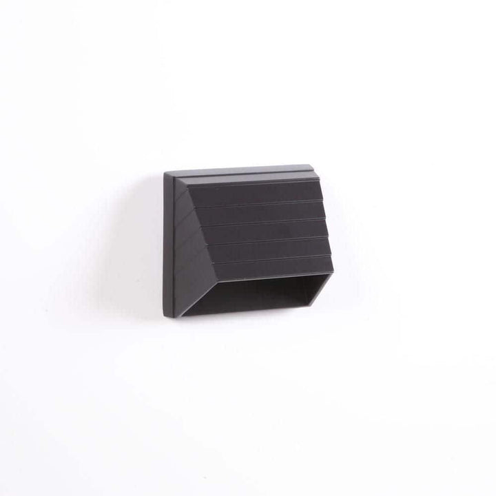 Deckorators 3.5 in. x 3.5 in. Black Square Deck Post Sconce