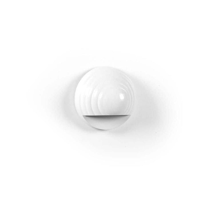 Deckorators 3.5 in. x 3.5 in. White Round Post Sconce