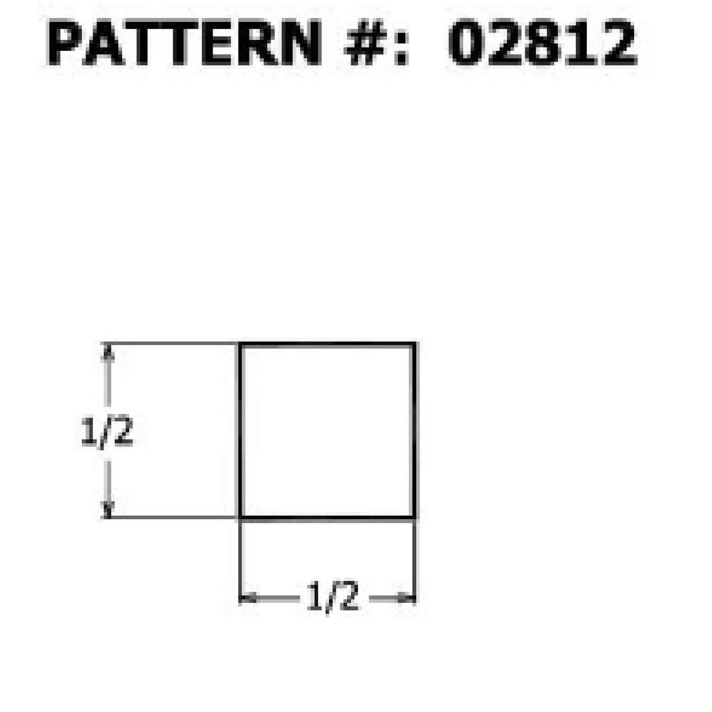 Alexandria Moulding Square Hardwood Dowel 36 in. L, 1/2 in. square, 1-Pack, Purple
