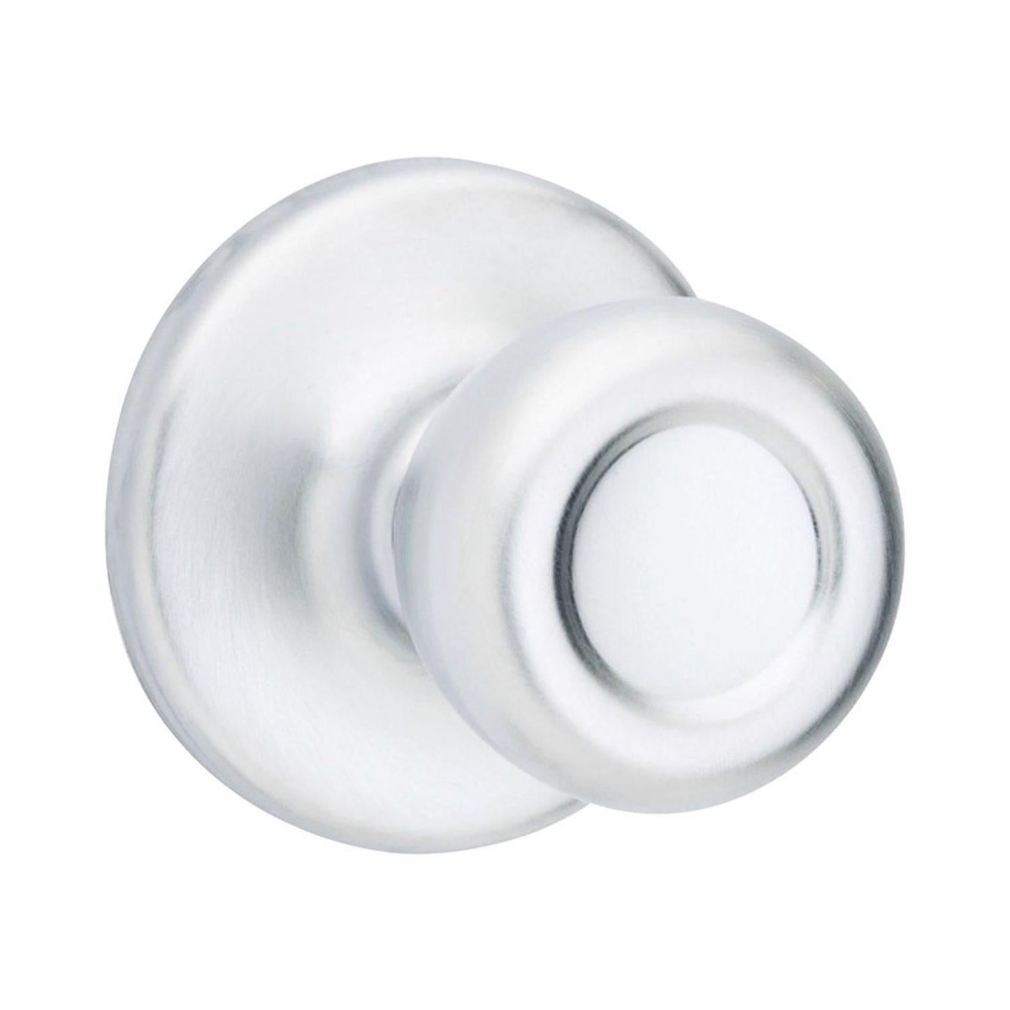 Kwikset Mobile Home Satin Chrome Passage Door Knob, Right or Left Handed