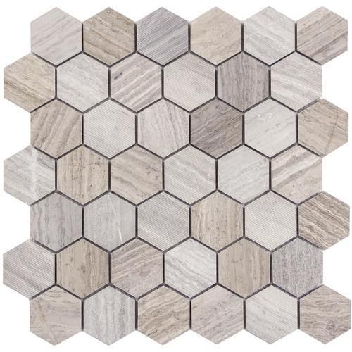 Emser Metro 10-Pack Gray Natural Stone Limestone Border Tile (12-in x 12-in)