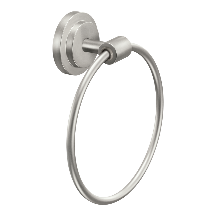 Moen Iso Spot Resist Brushed Nickel Wall Mount Towel Ring
