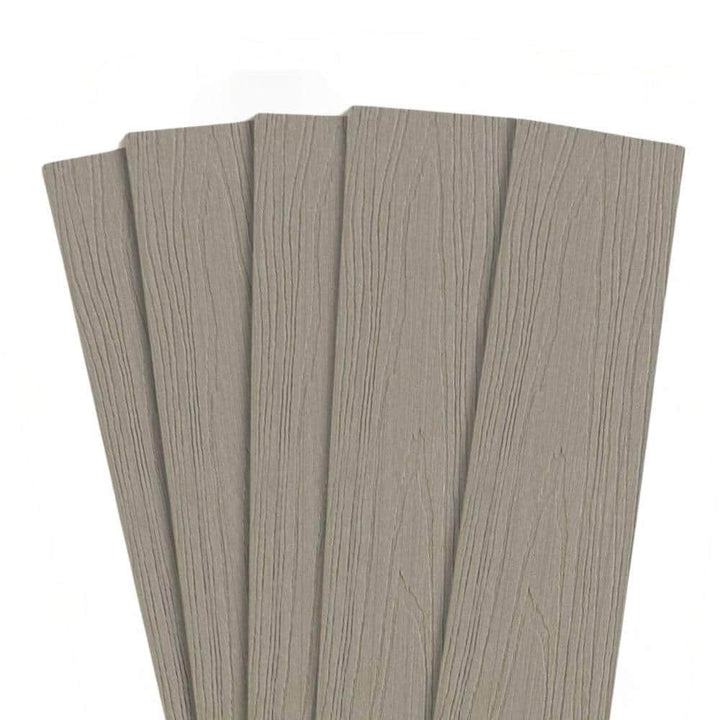 Frame It All 0.40 in. x 5.51 in. x 70.20 in. River Birch Capped Composite Flat Top Fence Picket (5-Pack)