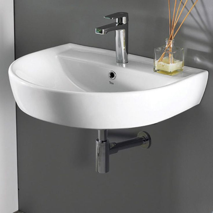 Nameeks Bella Wall Mounted Bathroom Sink in White