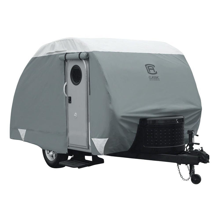 Classic Accessories PolyPro III 150 in. L x 75 in. W x 75 in. H Teardrop Trailer Cover - Super Arbor