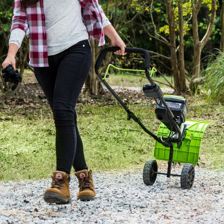 Greenworks PRO 8 in. 60-Volt Electric Cordless Cultivator with 2.5 Ah Battery and Charger