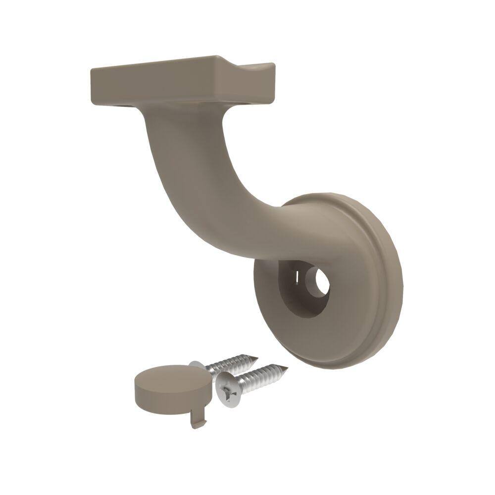 RDI Vinyl ADA Hand Rail Vinyl Clad Aluminum Mounting Bracket, Earth