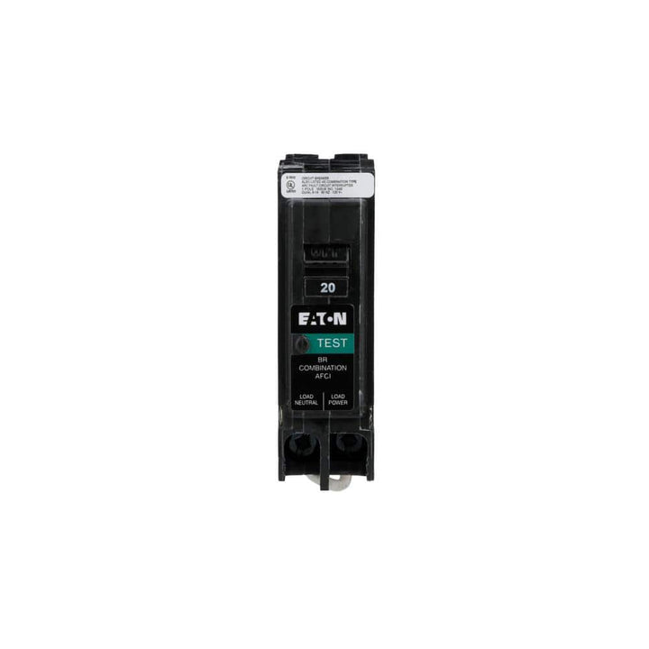 Eaton 20 Amp 120-Volt, Single-Pole AFCI Circuit Breaker Type BR Pigtail Neutral