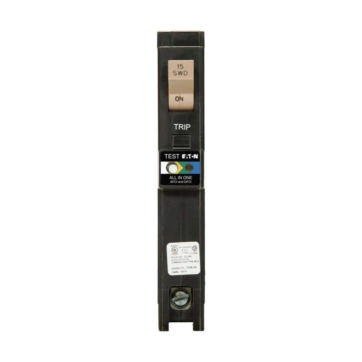 Eaton CH PON 15 Amp Dual Function AF/GF Breaker
