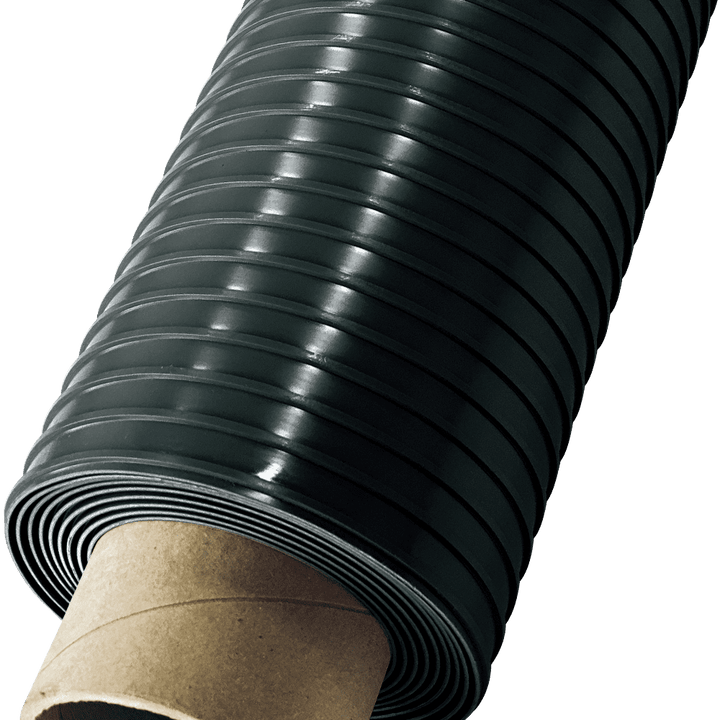 G-Floor Rib 8.5 ft. x 24 ft. Midnight Black Vinyl Garage Flooring Cover and Protector