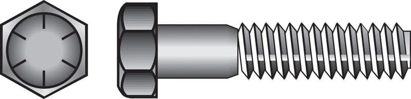 Hillman 5/8 in. D x 3 in. L Heat-Treated Steel Hex Head Cap Screw, Grade 8, 25-Pack