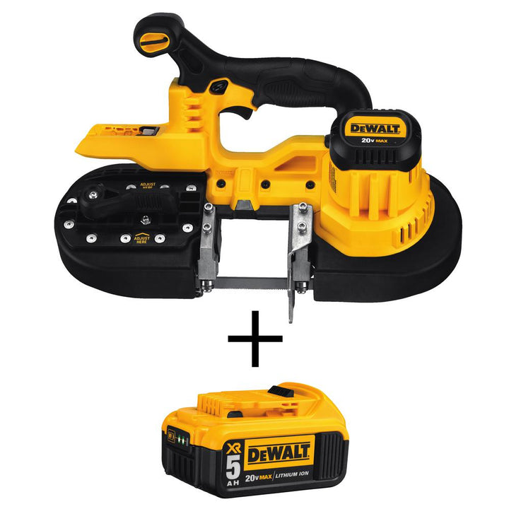 20-Volt MAX Lithium-Ion Cordless Band Saw with 20-Volt MAX 5.0Ah Battery - Super Arbor