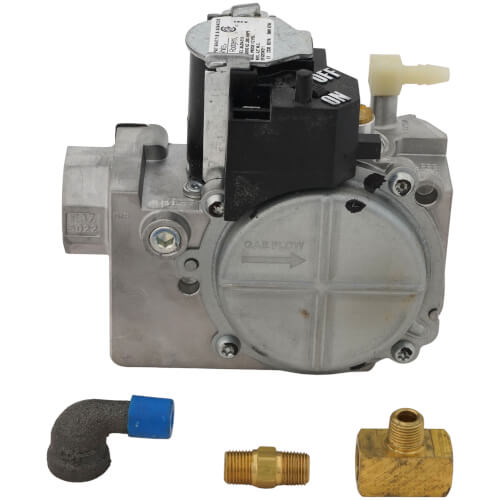 Carrier EF660015 gas valve - side view (Voltage: 24V; Horse Power: 1/2)