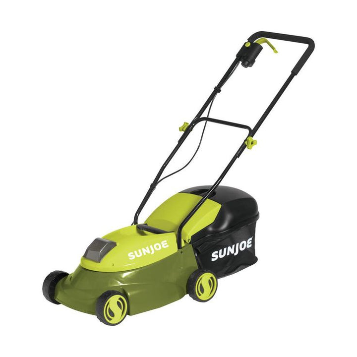 Sun Joe 14 in. 28-Volt Cordless Walk Behind Push Mower Kit with 4.0 Ah Battery + Charger