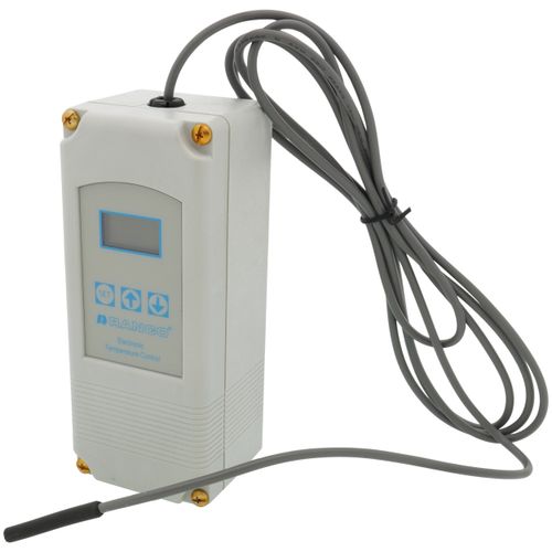Ranco ETC-211000-000 temperature controller - side view (Voltage: 120v, 208V, 240v; Horse Power: 1/2)