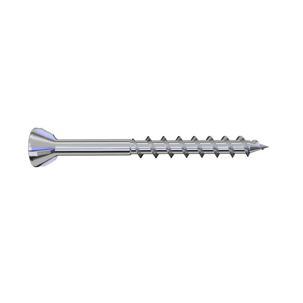 Eurotec 0.17 in. x 2.17 in. FloorFix A4 stainless steel (Material #316) wood screw TX20 -Drive Trim-Head (500-Pieces/Box)