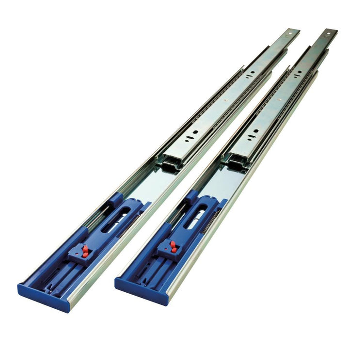 Everbilt 22 in. Soft-Close Full Extension Side Mount Ball Bearing Drawer Slide Set (1 Pair)